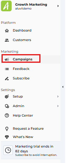 Create Campaign button