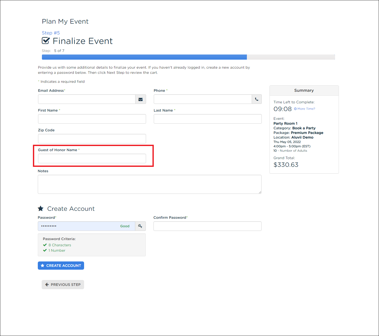 Adding Custom Fields In Event Settings Aluvii